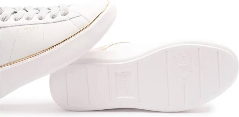 Twinset Chunky Bicolor Sneakers Art. 251Tcp042 White Dames