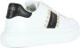 Twinset Eco-leren Sneakers met Decoratieve Details White Dames - Thumbnail 3