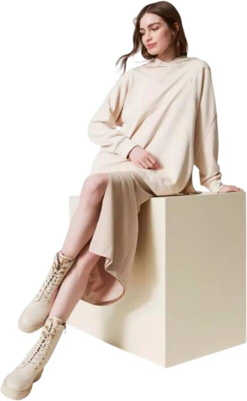 Twinset Enkellaarzen Beige Dames