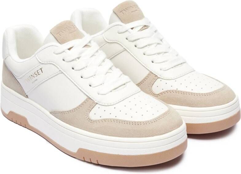 Twinset Hoge zool sneakers White Dames