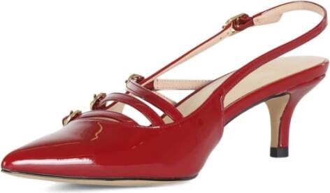 Twinset Lak Slingback Schoenen Red Dames