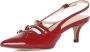 Twinset Lak Slingback Schoenen Red Dames - Thumbnail 2