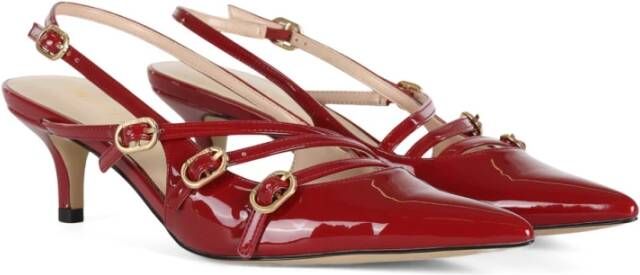 Twinset Lak Slingback Schoenen Red Dames