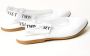 Twinset Leren Ballerina Schoenen met Strik White Dames - Thumbnail 2