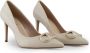 Twinset Leren Stiletto Hakken Witte Schoenen Gray Dames - Thumbnail 3