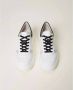 Twinset Platform Sneakers van Leer White Dames - Thumbnail 4