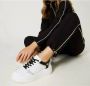 Twinset Platform Sneakers van Leer White Dames - Thumbnail 5