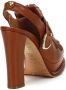 Twinset Sandalen met franjes en hakken Brown Dames - Thumbnail 5