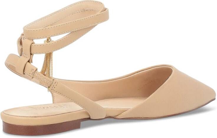 Twinset Vegan Ballerina Schoenen Nude Kleur Beige Dames