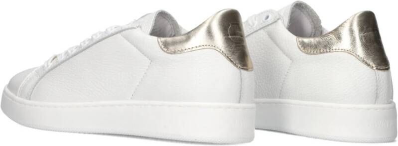 Twinset Witte Gouden Sneakers Stijlvolle Moderne Look White Dames