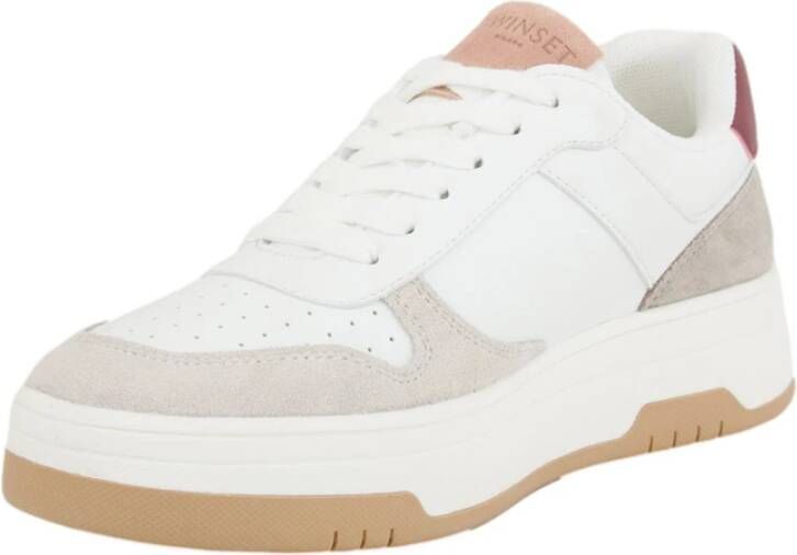 Twinset Witte Sneaker Schoenen White Dames