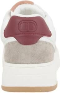 Twinset Witte Sneaker Schoenen White Dames