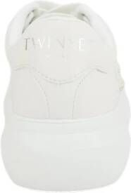 Twinset Witte Sneaker Schoenen White Dames