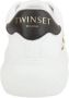 Twinset Witte Veterschoenen met Gouden Details White Dames - Thumbnail 4