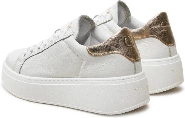 Twinset Witte Veterschoenen White Dames