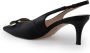 Twinset Zwarte leren slingback hakken Black Dames - Thumbnail 2