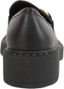 Twinset Zwarte Loafer Schoen Black Dames