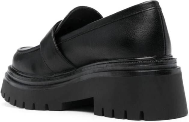 Twinset Zwarte platte schoenen Black Dames