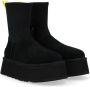 Ugg Zwarte Classic Dipper Flatform Laarzen Zwart Dames - Thumbnail 4