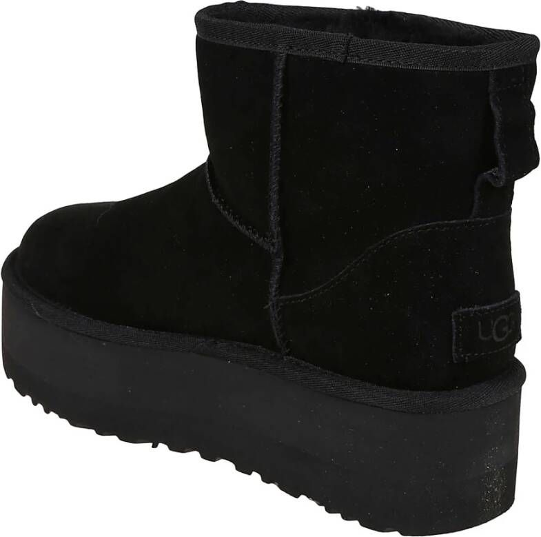 Ugg Zwart Classic Mini Platform Zwart Dames