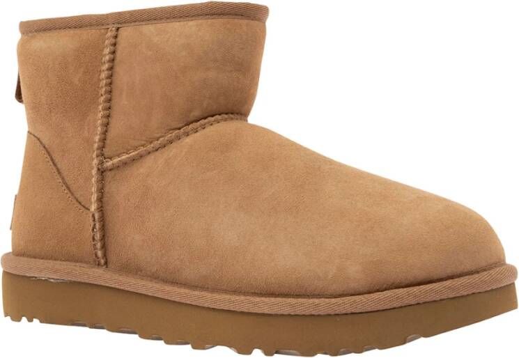 Ugg Beige Classic Mini II Laarzen Beige Dames