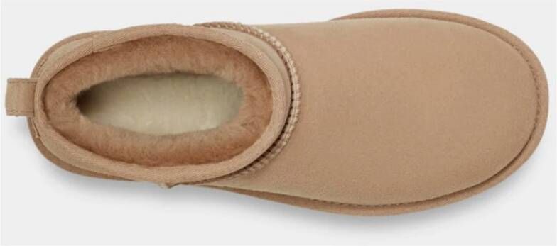 Ugg Beige Classic Ultra Mini Laarzen Beige Dames