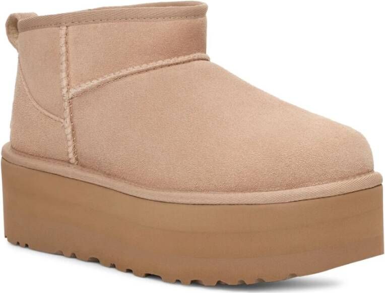 Ugg Beige Enkellaarzen voor vrouwen Beige Dames