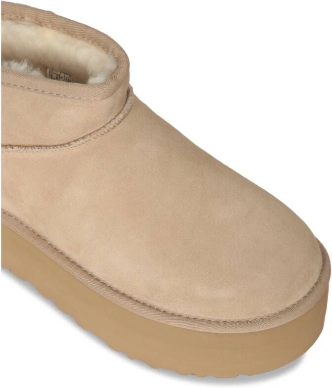 Ugg Beige Enkellaarzen voor vrouwen Beige Dames