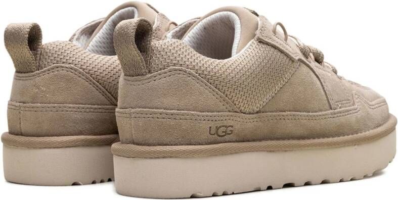 Ugg Beige Lowmel Sneakers met Webbing Strap Beige Dames