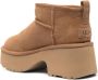 Ugg Beige Suède Laarzen met Naad Details Beige Dames - Thumbnail 2