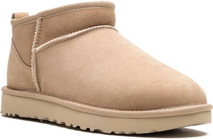 Ugg Beige Suède Shearling Laarzen Beige Dames