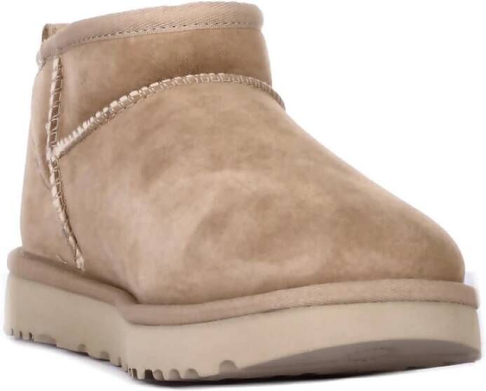 Ugg Beige Winterlaarzen met Logo Beige Dames