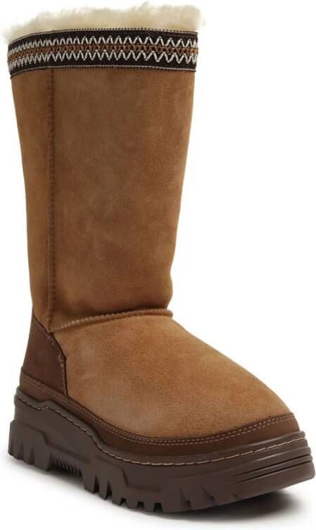 Ugg Bruine Enkellaarzen voor Vrouwen Brown Dames