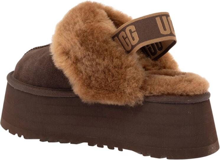 Ugg Bruine Funkette Sandalen Bruin Dames