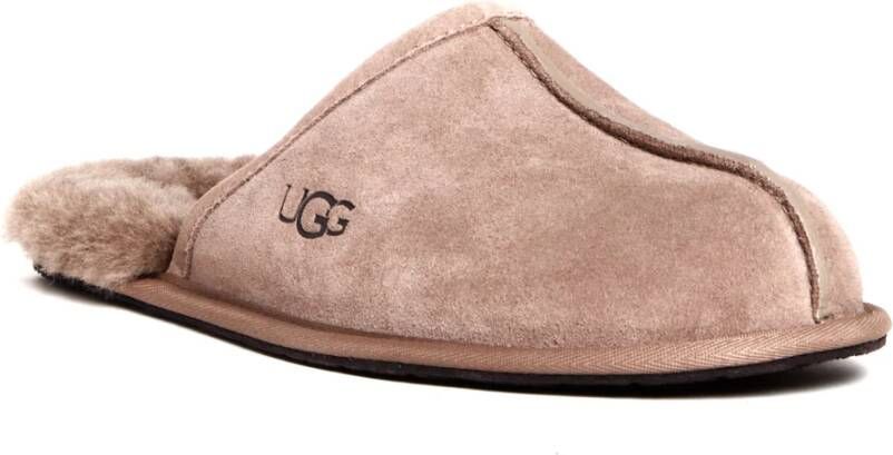 Ugg Bruine leren enkellaarzen Beige Heren