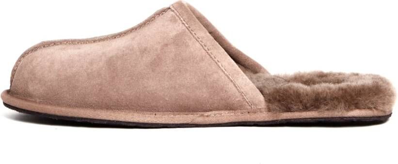 Ugg Bruine leren enkellaarzen Beige Heren