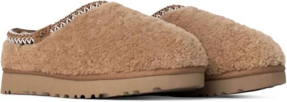 Ugg Bruine Schapenvacht Pantoffels Tasman Maxi Curly Brown Dames