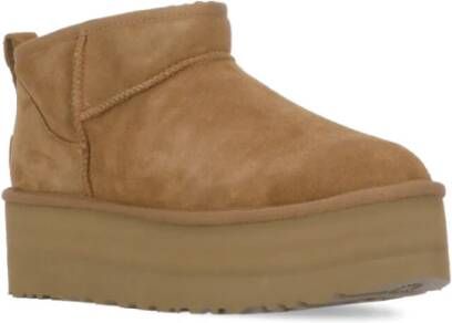 Ugg Bruine Suède Enkellaarzen voor Vrouwen Brown Dames