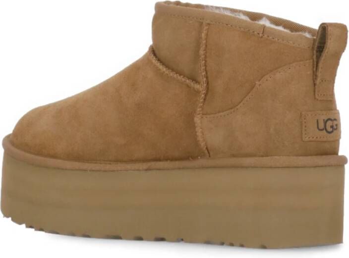 Ugg Bruine Suède Enkellaarzen voor Vrouwen Brown Dames