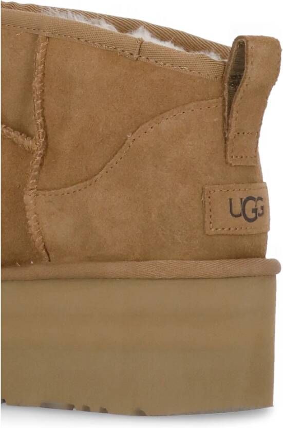 Ugg Bruine Suède Enkellaarzen voor Vrouwen Brown Dames