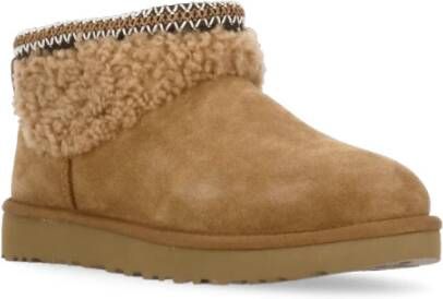 Ugg Bruine Suède Enkellaarzen voor Vrouwen Brown Dames