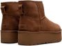 Ugg Bruine Suède Flatform Laarzen met plush™ Brown Dames - Thumbnail 4