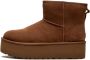 Ugg Bruine Suède Flatform Laarzen met plush™ Brown Dames - Thumbnail 5