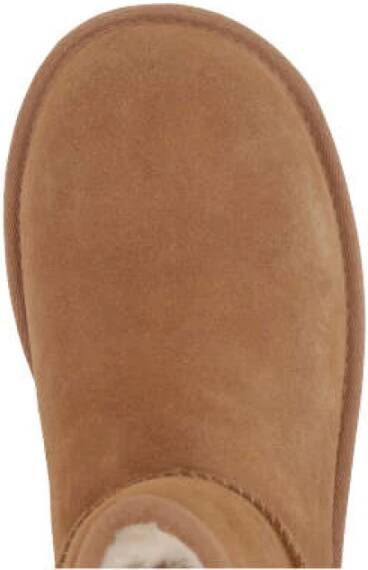 Ugg Bruine Suède Flatform Laarzen met plush™ Brown Dames