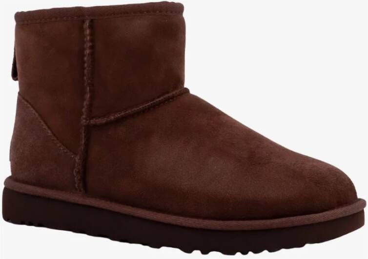 Ugg Bruine Suède Instaplaarzen Brown Dames