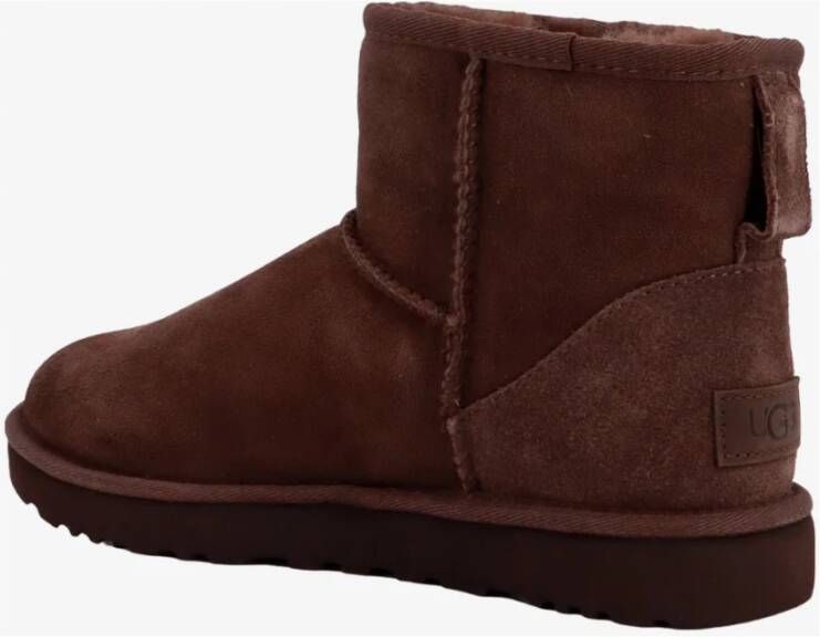 Ugg Bruine Suède Instaplaarzen Brown Dames