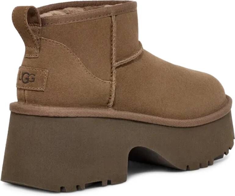 Ugg Bruine Suède Laarzen met plush™ Voering Brown Dames