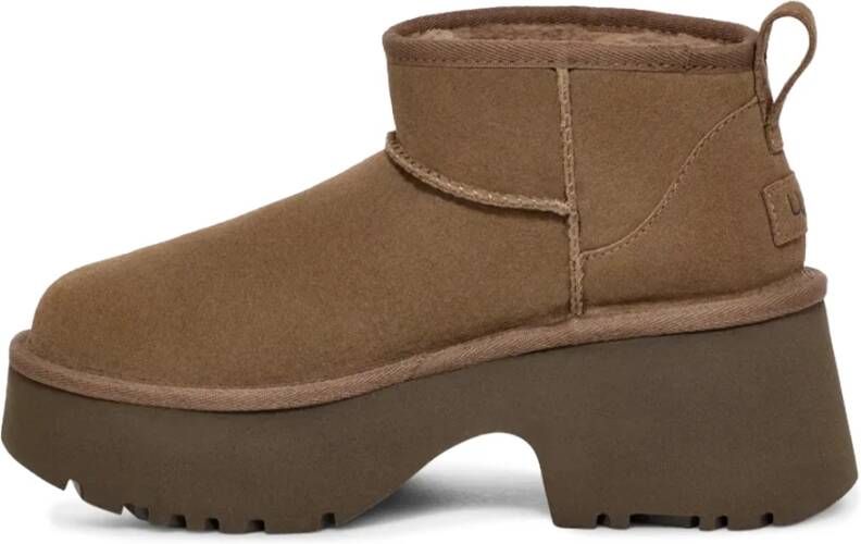 Ugg Bruine Suède Laarzen met plush™ Voering Brown Dames