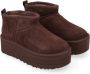 Ugg Bruine Ultra Mini Platform Laars Brown Dames - Thumbnail 3