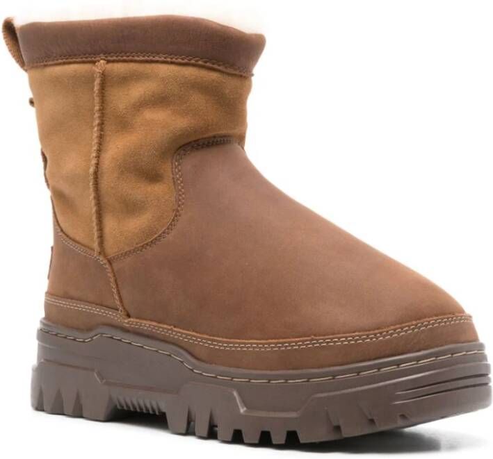 Ugg Bruine Waterdichte Color-Block Laarzen Brown Heren